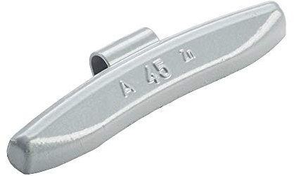 Perfect Equipment 50x Schlaggewichte Alu Felgen PKW Typ63 45g Silber | Wuchtgewichte Reifenwechsel Auswuchtgewichte Alu Ausgleichsgewicht