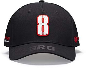 Haas Unisex Driver F1 Team-Kevin Magnussen Fan Cap, schwarz, Einheitsgröße