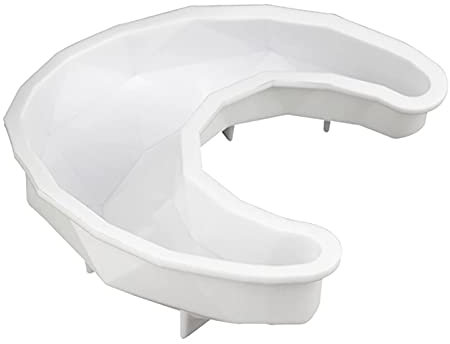 VALINK Moule en silicone 3D en forme de croissant de lune pour la cuisine - Antiadhésif