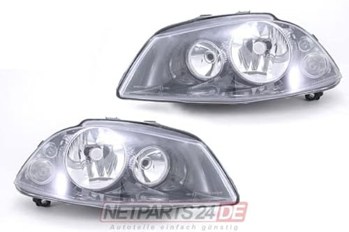 Johns, Scheinwerfer Satz passend für Seat Ibiza Scheinwerfer (6L) ab 02/2002- Satz H7/H3 links & rechts