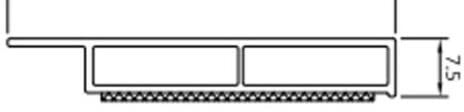 4x Selbstklebende Weiße Abdeckleiste Fensterleiste 30-50x7,5mm Kunststoffleiste nach Auswahl 1,5 m Lieferumfang 4 Stck (30 mm)