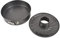 PINTINOX Tortiera apribile con due fondi e rivestimento antiaderente, cerniera per l'apertura e stampo tondo per torte, 28 cm, Acciaio al carbonio