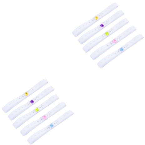 BESTonZON 40 Stk elastische Windelstreifen Windelverschluss Verstellbarer Windelverschluss Windelband für Kleinkinder Befestigungsgurt für Sicherheitswindeln neugeboren Windelknopf Weiß