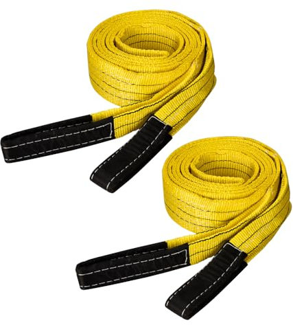 hzexun 2 Stück Hebeschlinge Rundschlinge 3Mx 5cm, Hebeband Hebegurt Tragkraft 4.2 Tonnen aus Polyester