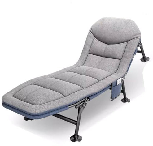 Reisebett Erwachsene Klappbar Mit Matratze Und Kopfkissen Klappbett Mit Metallrahmen 85cm Breit Keine Installation Erforderlich Leicht Zu Verstauen