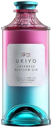 Ginebra Ukiyo Japanese Blossom Gin 70 cl
