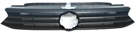 Kühlergrill FRONTGRILL Stoßstangengrill ABS Schwarz Grill Grill Für VW Für Passat B8 2016 2017 2018 Limousine Alltrack Variante Nieren Kühlergrill(Matt-schwarz)