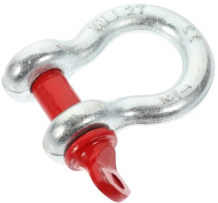 Anneome Galvanisierter Schraubbolzen-ankerschäkel Schwerlast Robuster Ring-bogenschäkel Für Sicheres Heben Und Vielseitigen Einsatz Einfacher Und Schneller Ausbau Langlebiges Verzinktes St