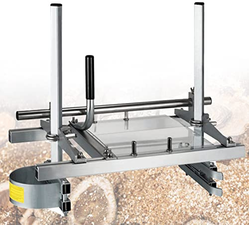 YXYLJOZ Scierie à chaîne Portable 36 Pouces Planche Barre de sciage Bois de Coupe Scierie Système de Guide de Coupe en Aluminium Acier pour Menuisier Tronçonneuse Sciage