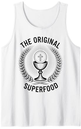 La messe catholique de l'Eucharistie Originale du Superfood Débardeur