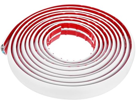 Canalina Passacavi Adesiva Copricavo autoadesivo da pavimento 1/3/6 metri, 0,5 L x,3 A, for la protezione della gestione dei cavi(6meters White)