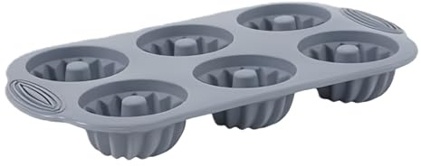 Silikon Bakform 6-Håliga Non-Stick Och Diskmaskinssäkra