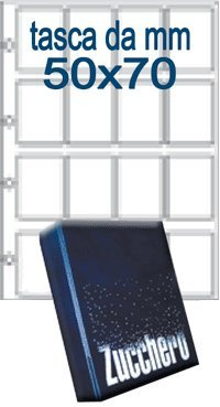 MASTERPHIL Raccoglitore ZUCCHEROMANIA con Custodia E 20 Fogli da 16 TASCHINE …