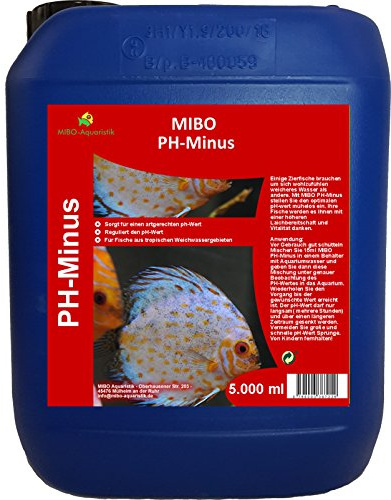 MIBO PH Minus 5000ml Aquarium Wasseraufbereiter PH-Wert Regulator für weiches Wasser