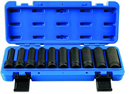 Laser 7041 Deep Impact Socket Set 1/2D 10pc