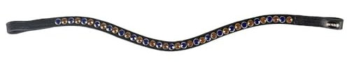 HORKA Stirnriemen Colori Schwarz - Full/WB - Schwarz-Beige