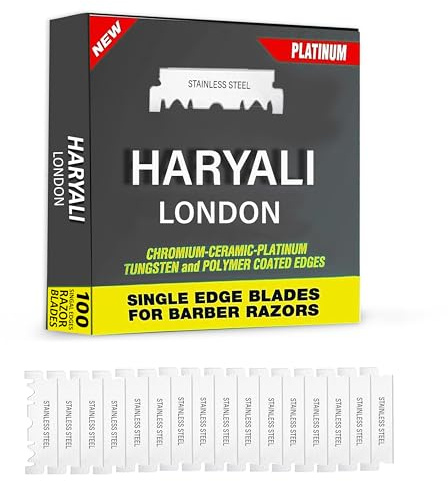 Haryali London Professional Single Edge Razor Blades 100-Pieces