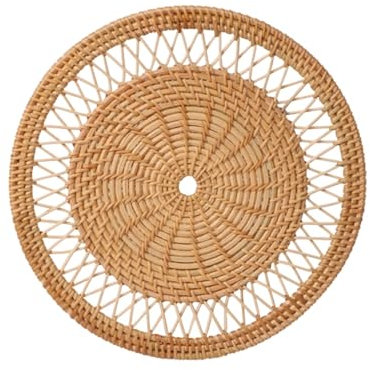 Tovagliette Rotonde,Tovaglietta in Rattan Intrecciato per Feste Cucina Occasioni Speciali del Ringraziamento