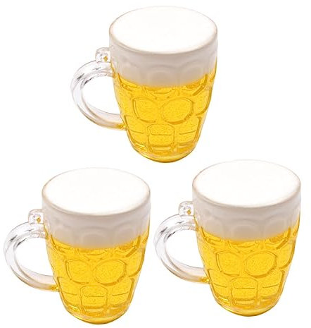 Cabilock Bierdeckel Set 3pcs Desktop Ornamente Kuchen Zubehör Für Papa Ehemann Freund