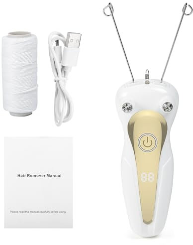Filo Arabo per Depilazione Viso Epilatore del Filo di Cotone Epilatore Viso Donna Filato di Cotone Epilatore Filo Epilatore Donna Depilazione Viso Donna(oro)