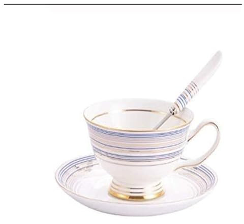 Ensemble tasse à thé et soucoupe, service à thé, verres vintage créatifs en porcelaine anglaise dorée, voir l'image principale, tasse à thé noire en porcelaine anglaise, tasse simple en porcelaine ang
