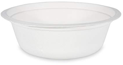 VEPATIM 50 platos hondos redondos para ensalada, caña de azúcar, 500 ml, diámetro de 15,5 x 5,5 cm