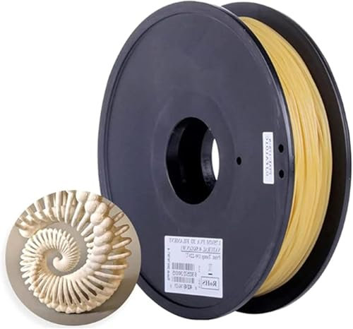 Wasserlösliches PVA-Filament 1,75 mm, 3D-Druckerfilament PVA, 0,5-kg-Spule, 3D-Druckfilament für 3D-Drucker, Stützmaterialien für 3D-Drucker, Natur