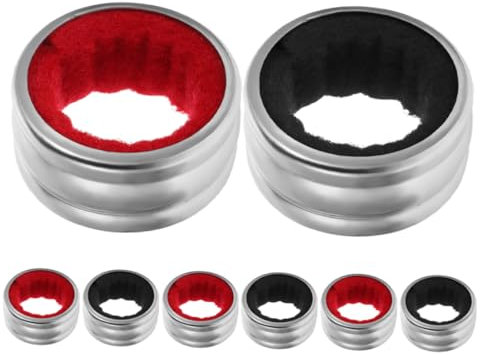 COLLBATH 8pcs Red Wine Drip Ring Stainless Steel Wine Bottle Drip Collar for Pouring Preventing Spills