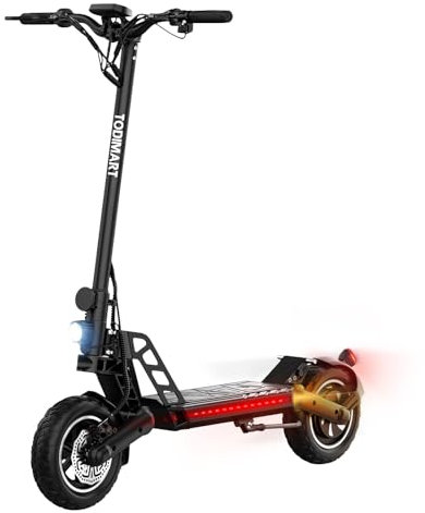 TODIMART T3 Electric Scooter, Reichweite bis zu 20-30km Maximale Belastung 120KG App-gesteuert, Straßenreifen 8,5 Zoll Faltbarer tragbarer Elektroroller