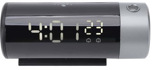 KIMISS Réveil de Projection avec écran LED, Double Alarme et Survent
