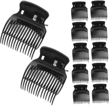 EPIGEIST 12 Stück Teiliges Hot Roller Clips mit Hitzeisolierenden Klammern Vielseitige Haarstyling Clips für Frauen und Mädchen Geeignet für Kleine Mittlere und Große Lockenwickler