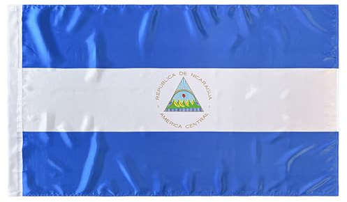 Durabol Bandera Nicaragua 150 x 90 cm Satén