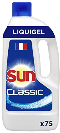 Sun Liquide de Lavage Lave-Vaisselle Classic Standard, 75 lavages 1,5L