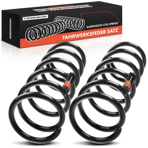 Frankberg 2x Federn Fahrwerksfeder Hinterachse | Kompatibel mit Mondeo IV Turnier BA7 1.6L-2.5L Kombi 2007-2015 Replace# 1509915