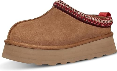 GYOSHI Women's Slippers, Platform Mini Boots, Short Ankle Boot, Anti-Slip Fur Fleece Lined Sneakers for Indoor Outdoor (Brown, UK Footwear Size System, Adult, Women, Numeric, Medium, 5.5)
