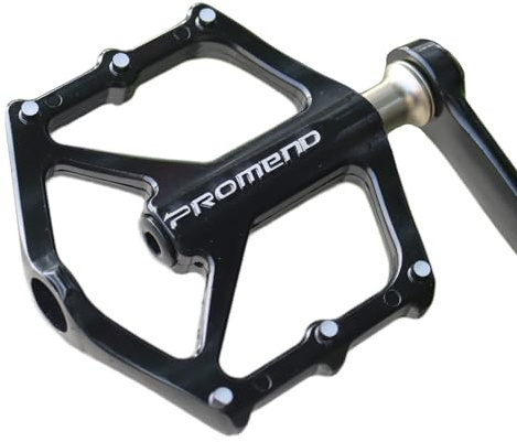 PLATT Bike Pedals 9/16 Aluminum Alloy 3 Bearing Non-Slip High-Strength mtb Pedals Bicycle Flat Pedals for Mountain/Road Bike BMX (1 Pair)
