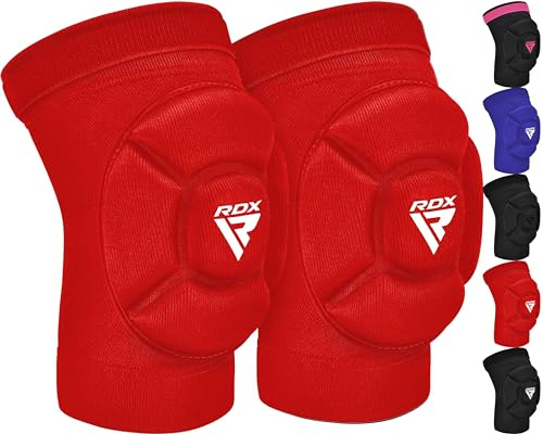 RDX Knieschoner für MMA Kickboxen und Muay Thai Training, Schaumstoff Gepolsterte Unterstützung Kniestütze Guard, Kampfsport Grappling Schutzkleidung Käfig BJJ Karate Volleyball Wrestling