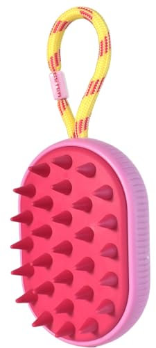 Beter - Scalp Massaging Brush On The Go - Ideal for Exfoliation, Hair scrub, Scalp Massager, Deep Cleansing, Scalp brush, Silicone scalp massager, Ideal for Travel, Recycled Plastic, Shampoo brush