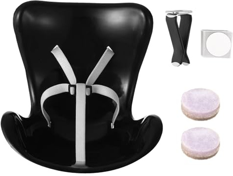 Valicaer Doll Car Seat,for 17cm Doll Cute Plush Baby Car Seat Toy with Car Aromatherapy and Aroma Diffuserfor Car Air Vent Decoration,Functional and Fashionable Accessory (Black)