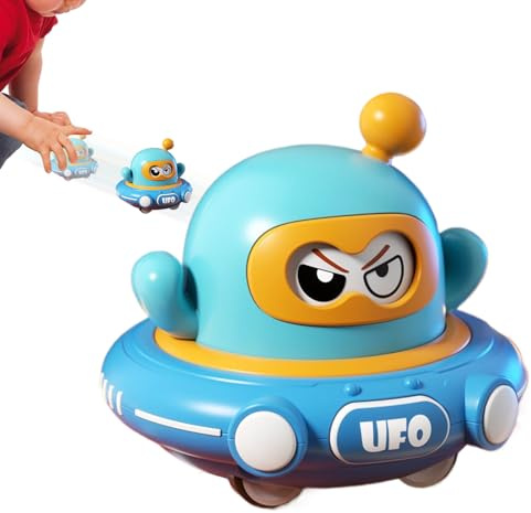 Generisch Giocattolo UFO da ritirare | Carina nave a giocattolo da traino - Attività all'aperto per giardino in età prescolare parco giochi per interni Regalo di compleanno