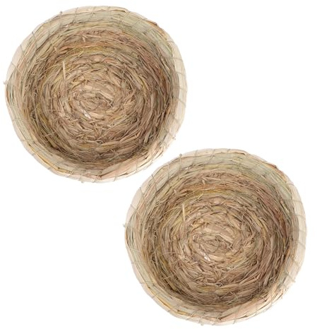 Ciieeo 2 Piezas Nidos para Aves de Eclosión Nidos de Cría para Mascotas para Huevos Color Natural