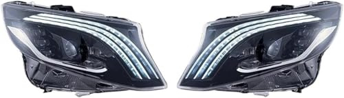 Ozzyr Kopf Lampe Auto Tuning Licht Teile für benz V-klasse 2016-2022 LHD Front Scheinwerfer Autoscheinwerferlampen