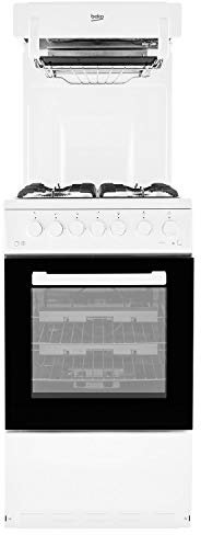 Beko KA52NEW Gas Cooker Eye Level Grill - White