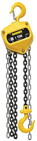 Southwire Sumner 787565 1 Ton Chain Hoist with 30 ft. Chain Fall