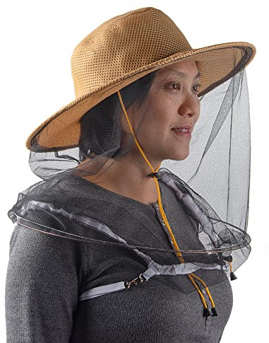 Imker Bienenzucht Schleier Hut Netz Weste Moskitonetz Hüte Gesichtsschutz Angel