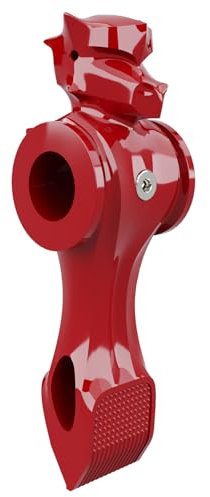 Sportime Kickerfigur Dragon | Mit Gewichtsausgleich im Kopf | Ball-Kontroll-Fuß mit Riffelungen und Schrägen | Recyceltes Acryl | Für 16 mm Stangen | Länge 111 mm | 52 g