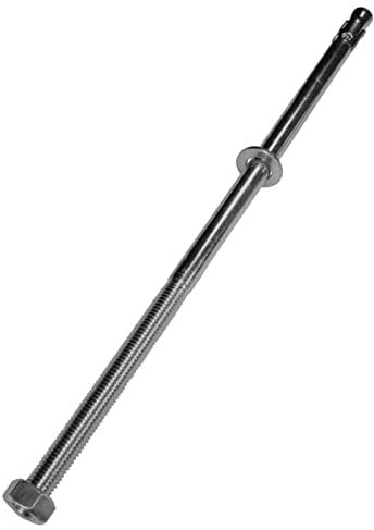 Lumonic Schwerlastdübel M12 x 285mm | hochwertige Edelstahl V4A Keilanker | Durchsteckmontage, SOFORT BELASTBAR | Betonanker, Schwerlastanker | für Überdachungen, Geländer, Regale, Trennwände