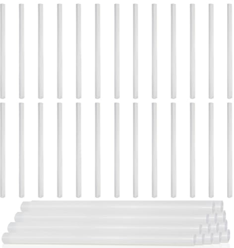 CEEYSEE 40 Stück Heißklebestifte 11x190mm Transparent Heißklebestifte Klebesticks Schmelze Klebepistole Sticks für Heißklebepistole DIY Kunsthandwerk(D/11x190mm)