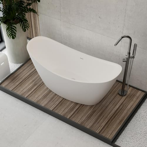 Bernstein Freistehende Badewanne SIENA Weiß matt 173 x 73 cm