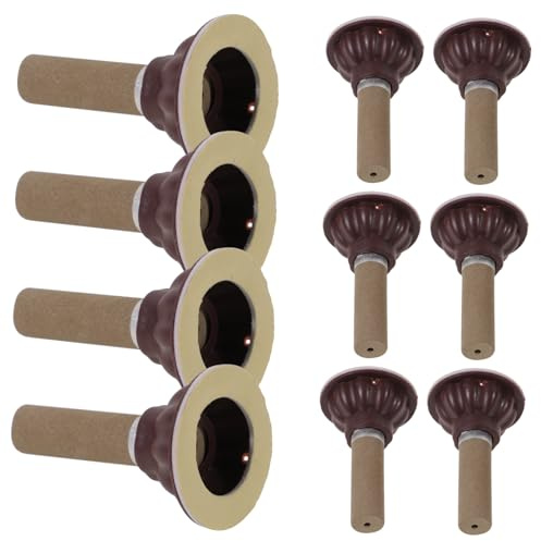 Healvian Moxa Stäbchen 50 Stück mit Sockeln Handgefertigte Moxibustion Rollen für Wellness Körperpflege Schmerztherapie Zuhause Anwendung